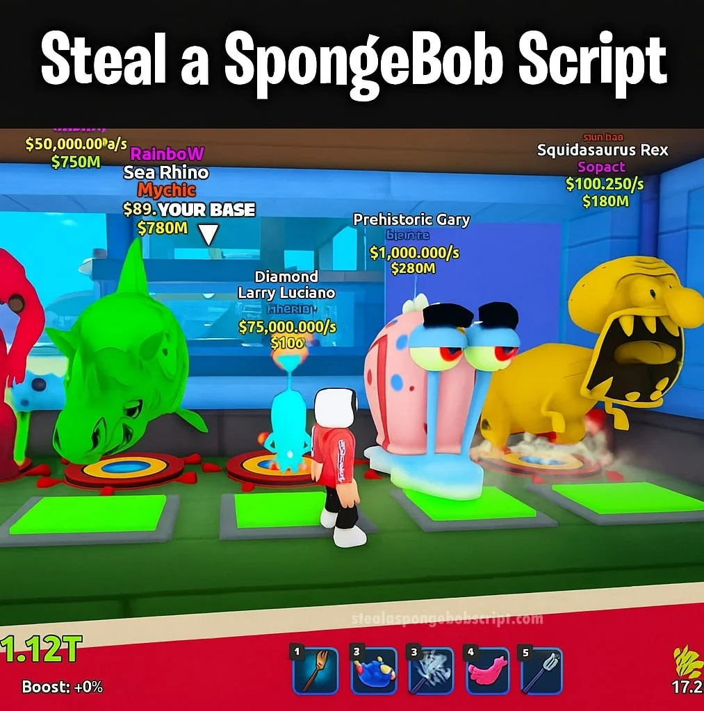 Steal a SpongeBob Script